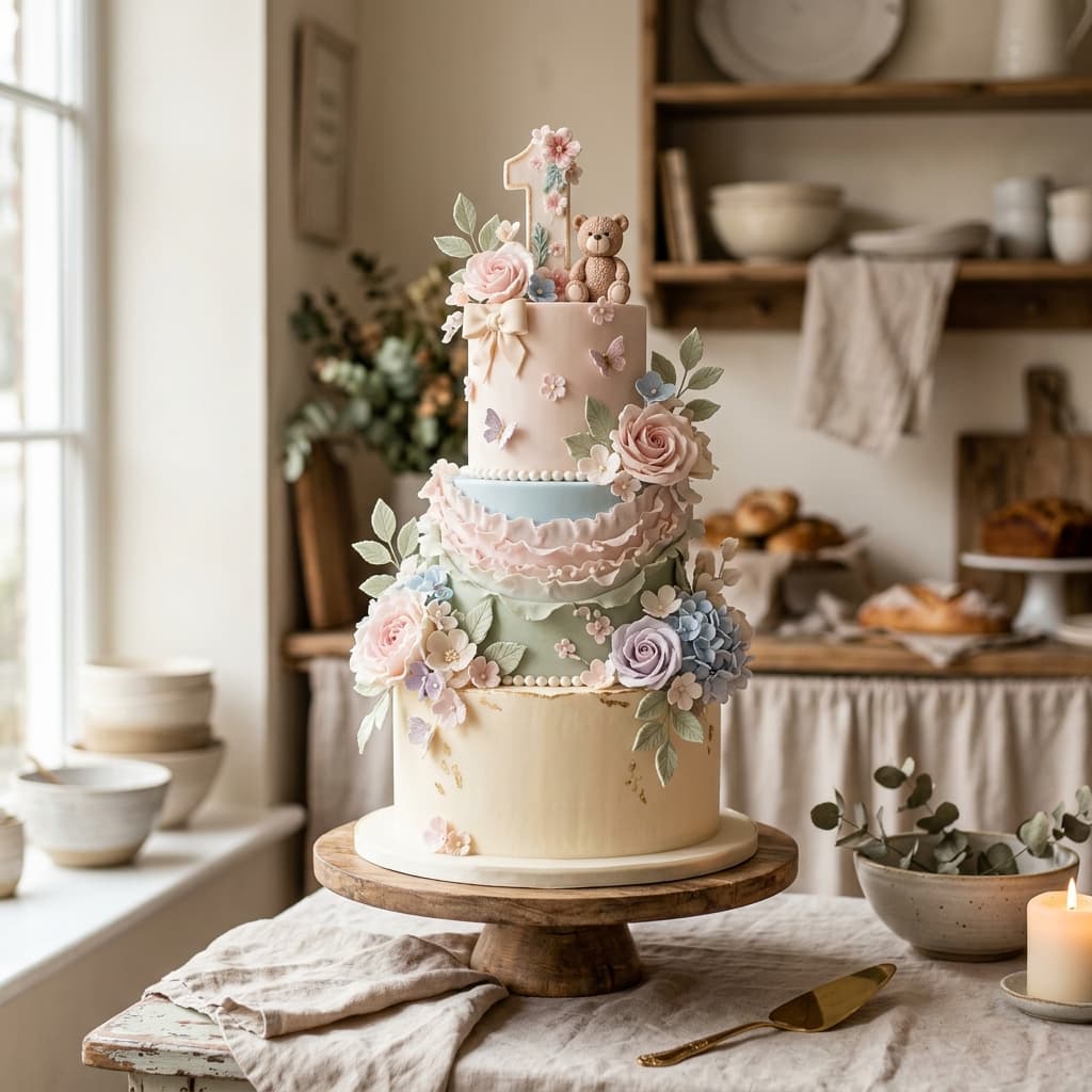 Custom eggless theme celebration cake designed by Nova Cakes in Halifax
